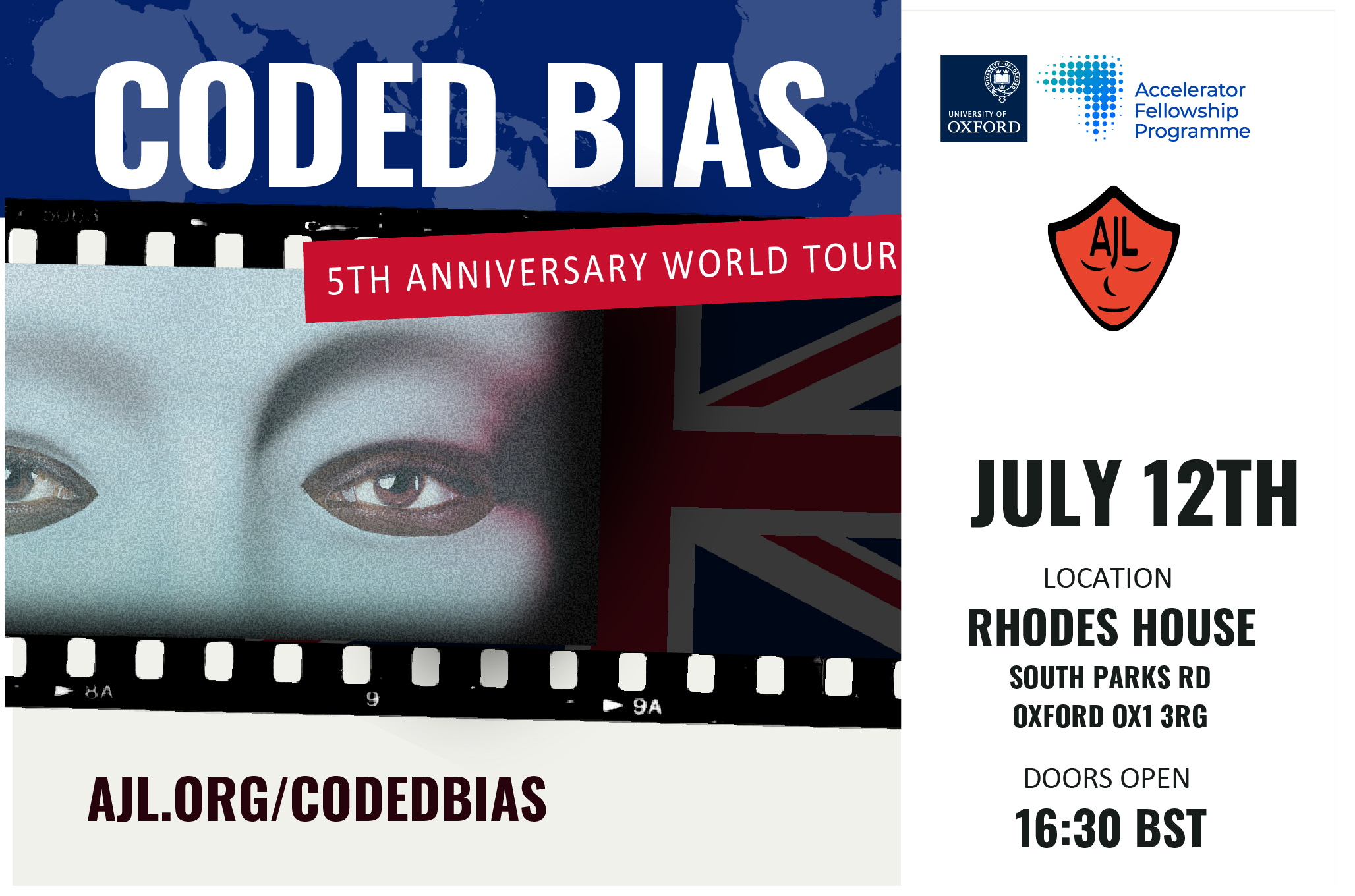 coded bias July 12 Oxford 