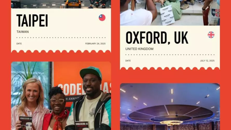 dr joy coded bias world tour photos